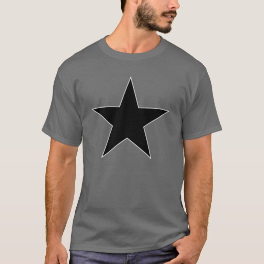 T-shirt Black Anarchy STAR (de façon classique) (Devant)