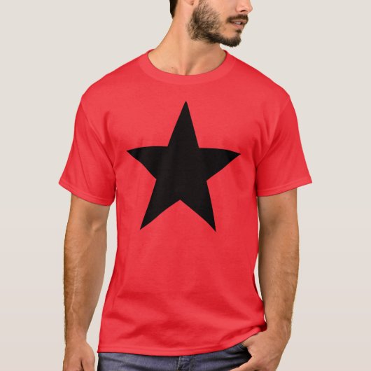 T-shirt Black Anarchy STAR (de façon classique) (Devant)