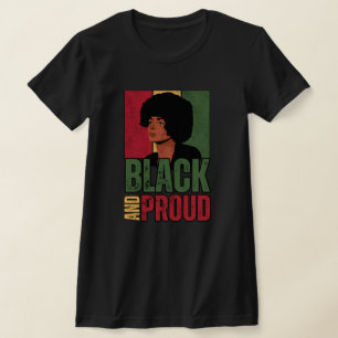 T-shirt Black and proud