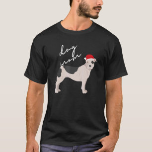 T-shirt Black and White American Pit Bull Terrier Chien Ma