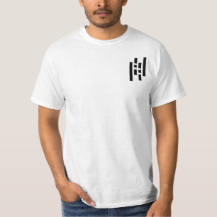 T-shirt Black and White Shapes personnalisable Festival Sh