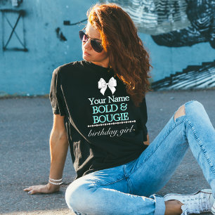 T-shirt Black Aqua Tiffany Thème Elégant Anniversaire Fill