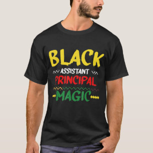 T-shirt Black Assistant Principal Magie Black History Mont