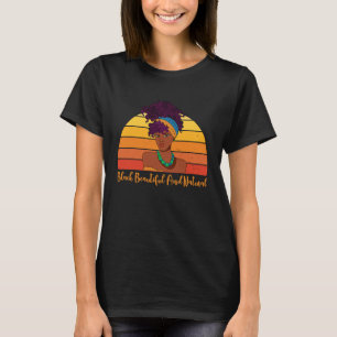 T-shirt Black Beauty Lover Black est belle africaine Beau