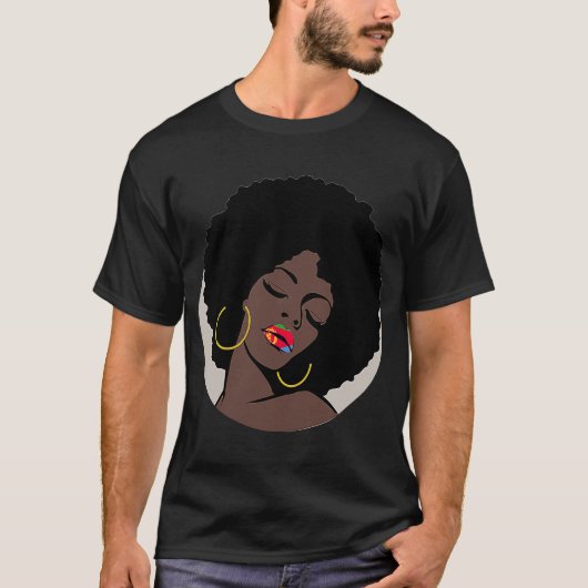 T-shirt Black Belle Erythrée Filles Erythrée Maman (Devant)