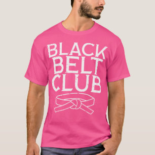 T-shirt Black Belt Club Cool Karate Taekwondo Kung Fu Jiu