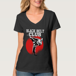 T-shirt Black Belt Club Shaolin Master Chinese Martial Art