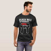 T-shirt Black Belt in progress Funny Jiu Jitsu 1 (Devant entier)