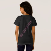 T-Shirt Black Belt Karate Black Rose Moderne tendance chic (Dos entier)