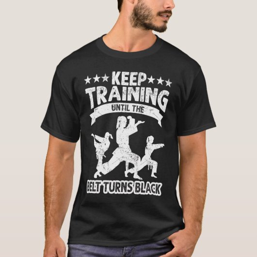 T-shirt Black Belt Martial Training Karaté Femmes Jiu Jits (Devant)