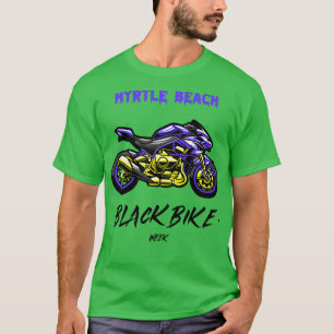 T-shirt Black Bike Week Myrtle Beach