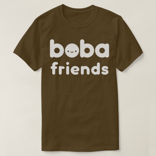 T-shirt Black Boba Friends (Design devant)