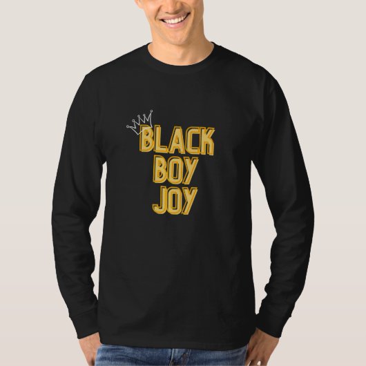 T-shirt Black Boy Joy (Devant)