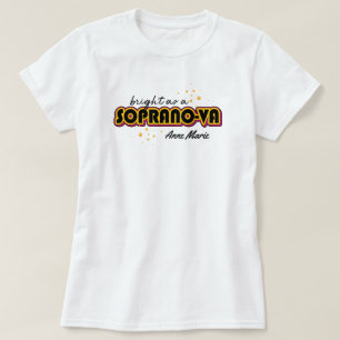 T-shirt Black Bright en Soprano-va