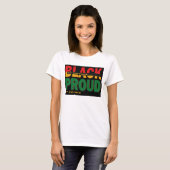 T-shirt Black by Nature Proud by Choice (Devant entier)