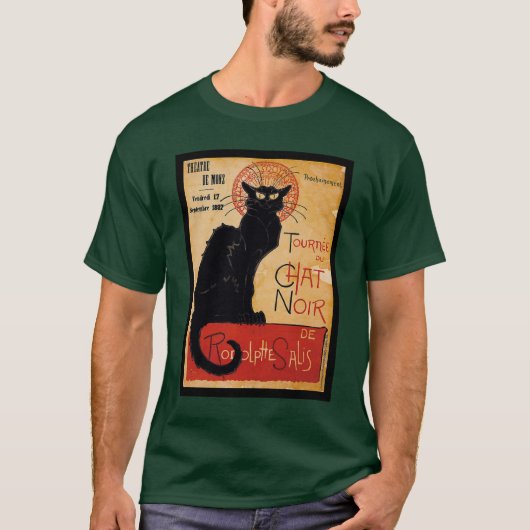 T-shirt Black cat (Devant)