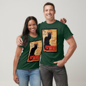 T-shirt Black cat (Unisexe)