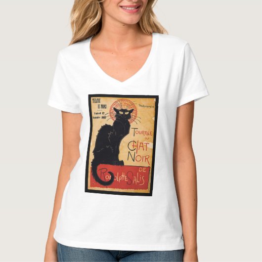T-shirt Black cat (Devant)