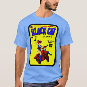 T-shirt Black Cat Comics des années 1940
