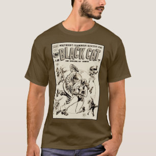 T-Shirt Black Cat Comics des années 1940