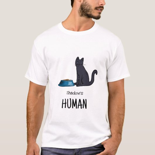 T-shirt Black Cat Shirt (Devant)