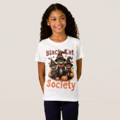 T-Shirt Black Cat Society (Devant entier)