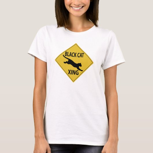 T-shirt Black Cat Xing (Devant)