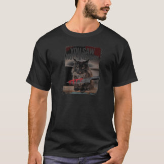 T-shirt Black Cats Horreur Éffrayant gothique Halloween Fe