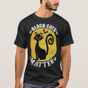 T-shirt Black Cats Matter Halloween Mème Costume