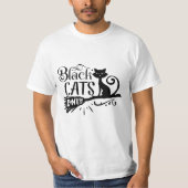 T-SHIRT Black cats only  (Devant)