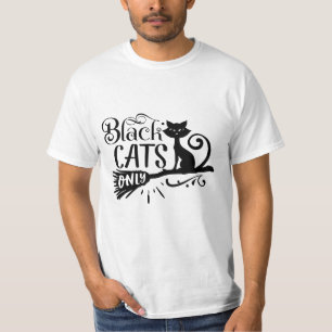 T-SHIRT Black cats only