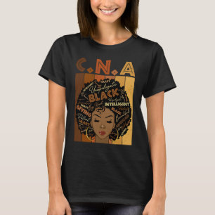 T-shirt Black CNA Infirmière Afro Femmes Black Histo