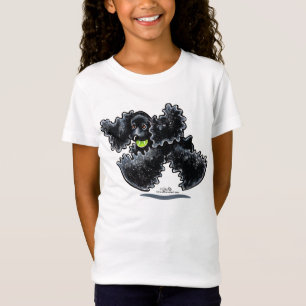 T-Shirt Black Cocker Spaniel Play