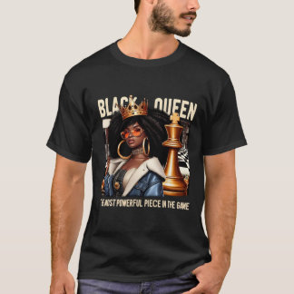 T-shirt Black Culture Black Queen Chess
