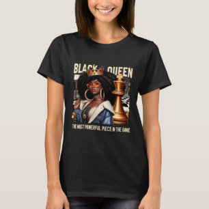 T-shirt Black Culture Black Queen Chess