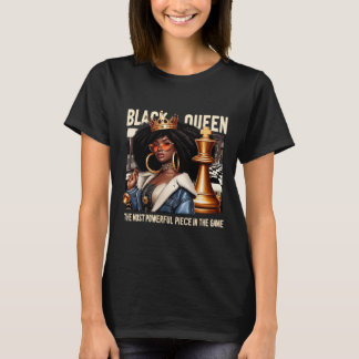 T-shirt Black Culture Black Queen Chess