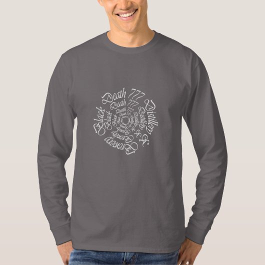 T-shirt Black Death 777 - Cercles (Devant)