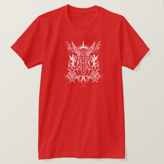 T-shirt Black Death 777 - Croix (Design devant)