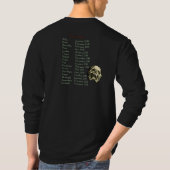 T-shirt Black Death European Tour 2 côtés (Dos)