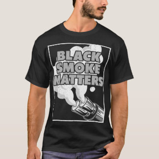 T-shirt Black Diesel Smoke Matters Camion Lifted Diesel Br