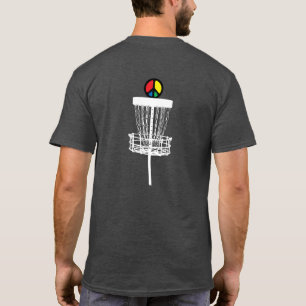 T-shirt Black Disk Golf Mens
