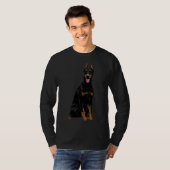 T-shirt Black Doberman 180 (Devant entier)