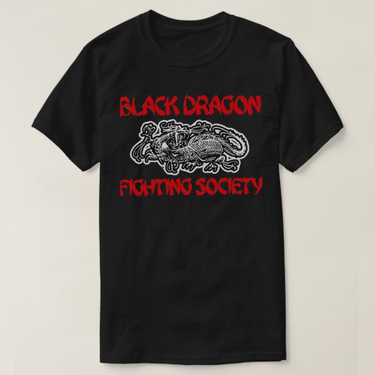 T-shirt Black Dragon Fighting Society (Design devant)