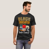 T-shirt Black Educator Black History Month African America (Devant entier)