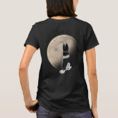 T-shirt Black et White Husky (Dos)