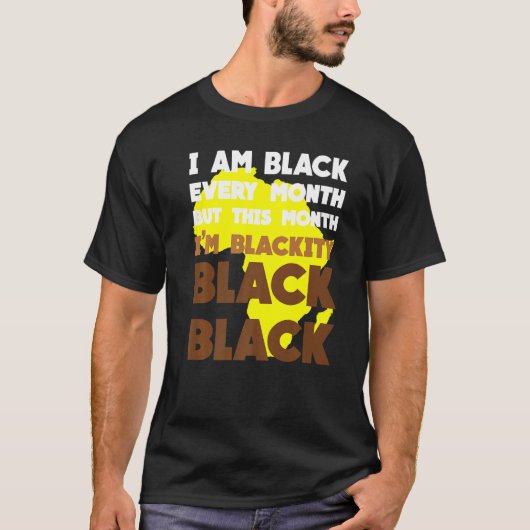 T-shirt Black Every Month Black History African Bhm Blacki (Devant)