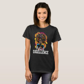 T-shirt Black Excellence African Pride Black History Month (Devant entier)