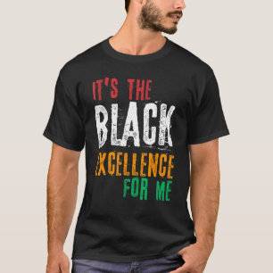 T-shirt Black Excellence Afro Black Pride Africaine Black