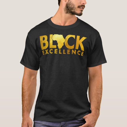 T-shirt Black Excellence Melanin African Black History Bla (Devant)
