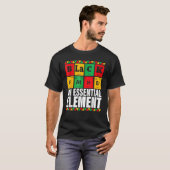 T-shirt Black Father The Essential Element Father s Day  D (Devant entier)